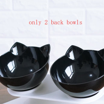 New Inclined Transparent Single Pet Bowl