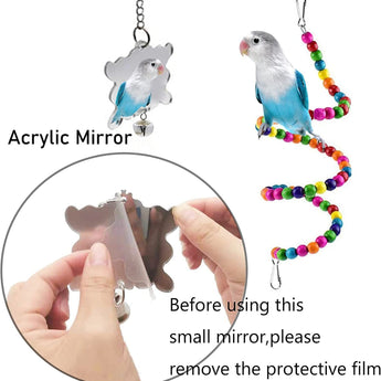 7PCs Parrot Bird Cage Accessories