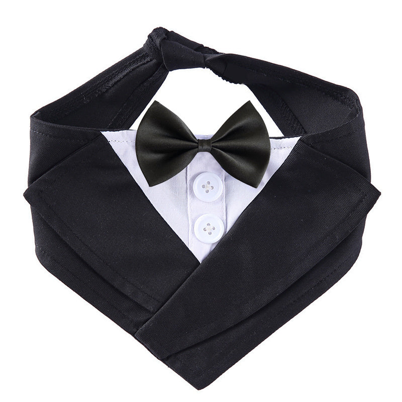 Dog Gentleman Suit Bow Tie