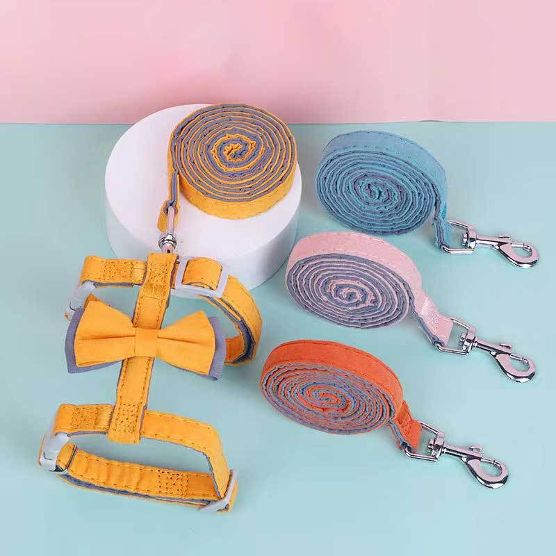 Pet Bow Color-blocked  Leash