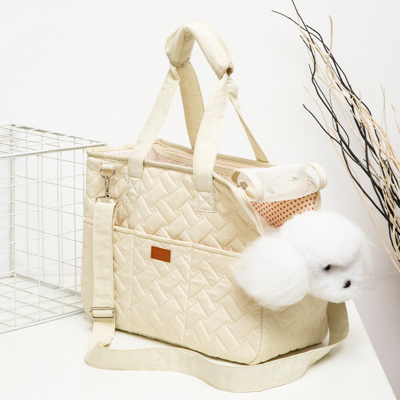 Portable Pets Handbag For High Capacity Ventilation