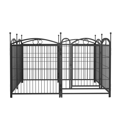 32 Inch 8 Panel Metal Dog Fence (Outdoor Playpen)